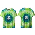 thumbnail image 6 of Saint Patricks Day Shirt Men Short Sleeve Round Neck Top Tie Dye Shamrock Shirt Casual Summer Graphic Tees Irish St Patricks Day Shirts, 6 of 8