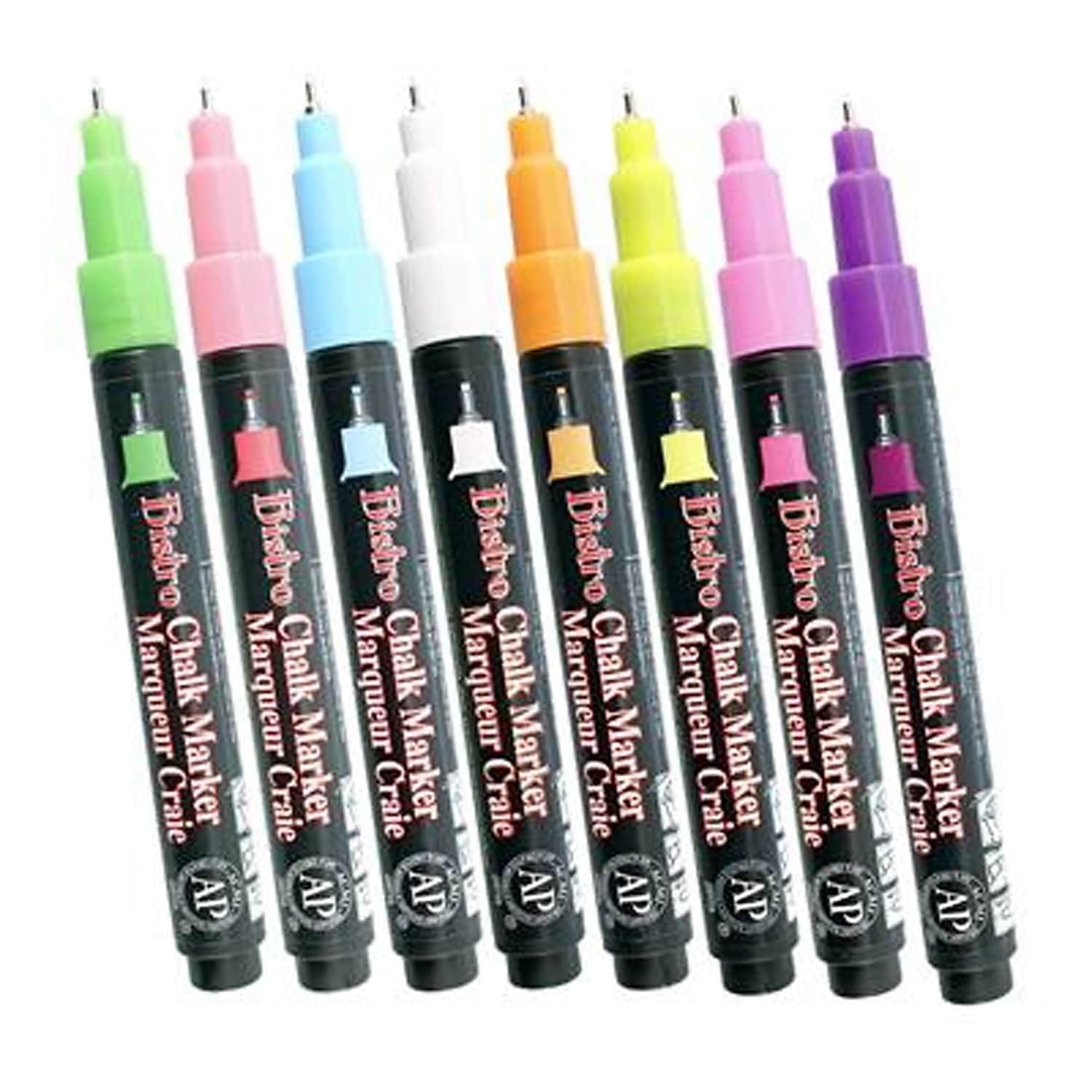 Marvy Uchida Bistro Chalk Marker - 19 Basic, Neon and Pastel Colors -  Bistro Chalk Markers for Chalkboard, Signs, Windows, Blackboards, Glass,  Bistro