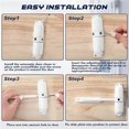 thumbnail image 3 of 4Pcs Auto Door Closer, Spring Door Closer, for Garage Safety-White, 3 of 5