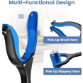 thumbnail image 3 of 2 Pack 36 Inch Grabber Reacher Tool for Seniors, Foldable Reacher Grabbers Pickup Stick with Anti-Slip 90° Rotating Jaw, 4" Wide Extended Claw with Magnet for Disabled, 3 of 7