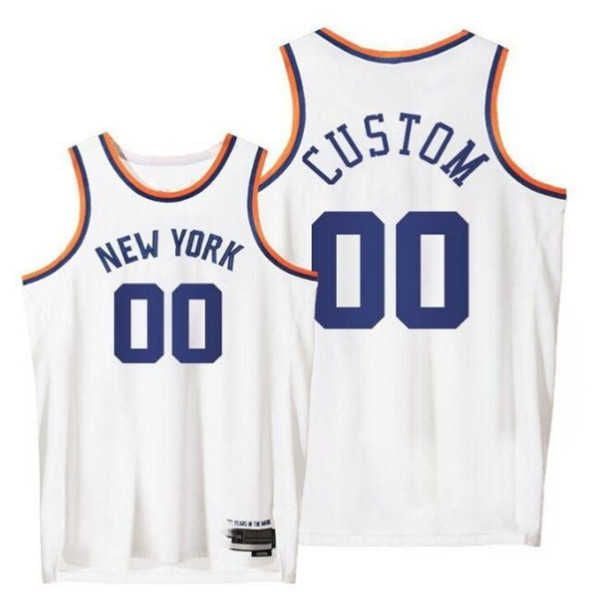 NBA_ Basketball Jerseys 75th Custom MEN New York''Knicks''5