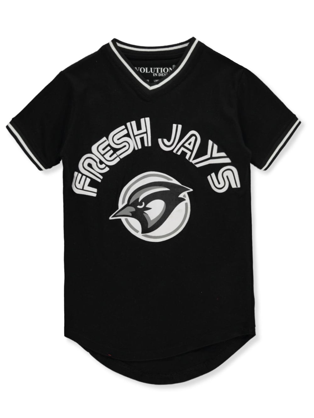 black and white blue jays jersey