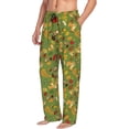 thumbnail image 2 of Uemuo Squirrel And Fox In The Forest Pattern Men's Wide Leg Palazzo Lounge Pants with Pockets Light Weight Loose Comfy Casual Pajama Pants-, 2 of 9