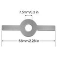 thumbnail image 6 of CIYISON Meat Grinder Knife Stainless Steel Mincer Plate Disc Knife with Hole Meat Grinder Plate Meat Grinder for Kitchen, 6 of 7
