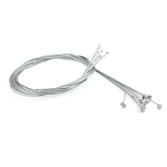 Unique Bargains 5 Pcs Bicycle Bike 1mm Diameter Hand Rear Brake Cable Wire Kit 1.75M