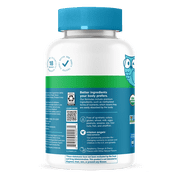 SmartyPants Organic Mens Multi & Vegetarian Omega 3 Gummy Vitamins with D3, C & B12 - 90ct