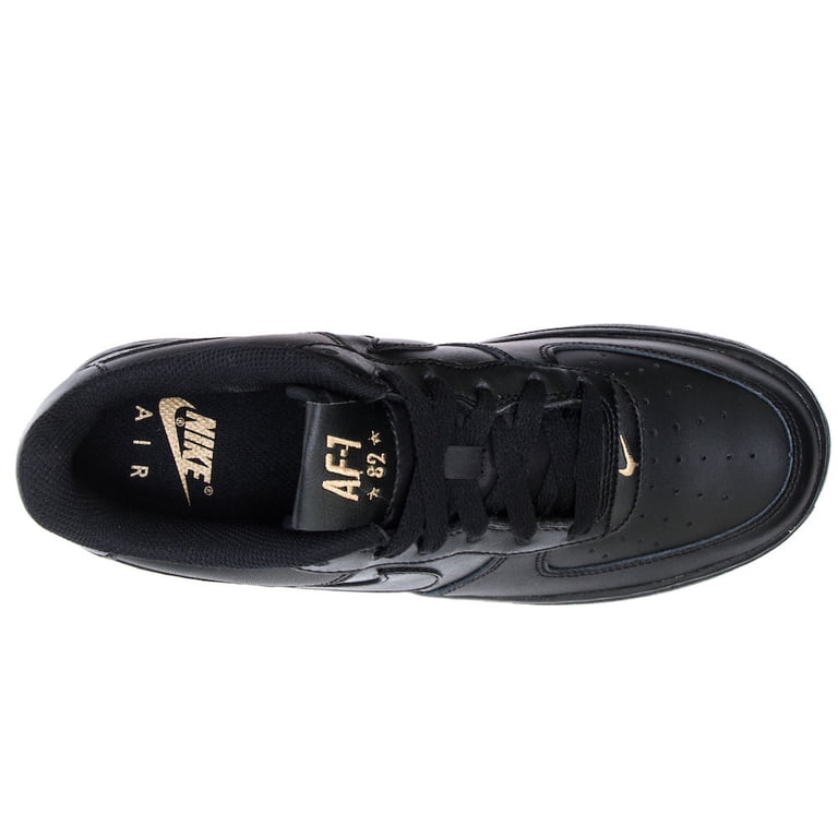 Nike Air Force 1 (GS) Big kids Shoes Black/Black/Summit White