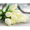 thumbnail image 6 of 30 pcs Real-Touch Artificial Tulip Flowers Home Wedding Party Decor (Off White), 6 of 7