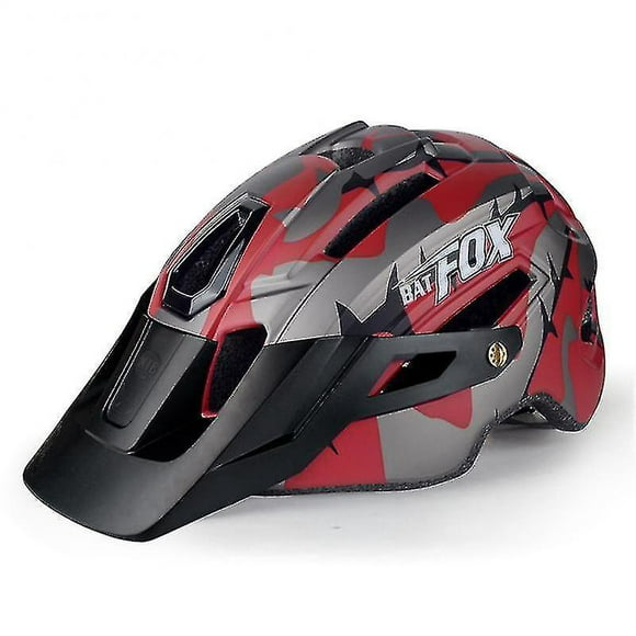 Bat Fox Mtb Cycling Helmet Integrated Adjustable Road Bicycle Helmet Lightweight Comfortable Aerodynamic Riding Safety Helmet