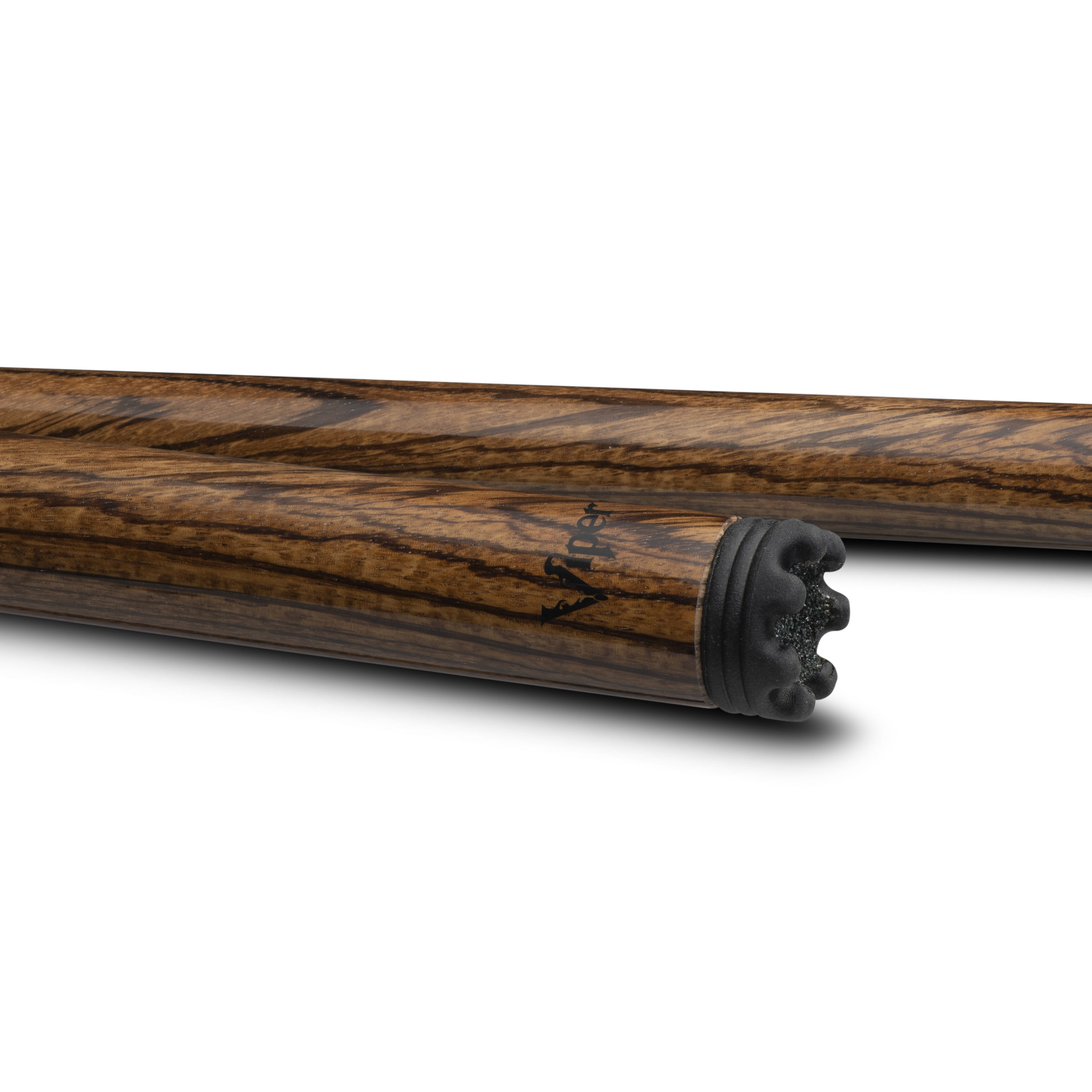 Viper Sneaky Pete 58" Billiard/Pool Cue, 2 Piece, Zebrawood Butt, 18 Ounce