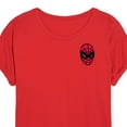thumbnail image 3 of Marvel Spider-Man - USA Flag - Women's Oversized Graphic T-Shirt, 3 of 4