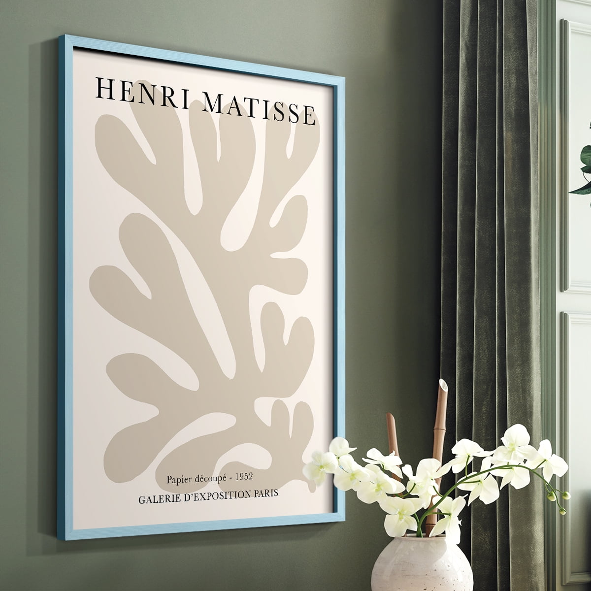 Matisse CCVIII in Solid Wood 8 x 10 Framed Print