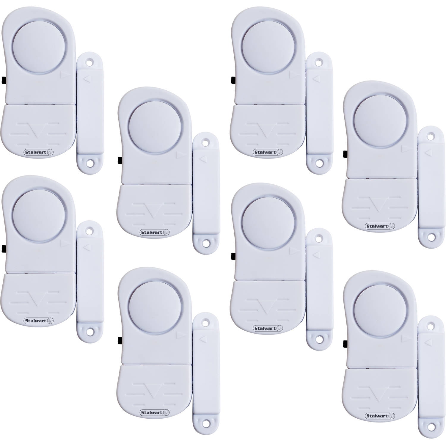 Alarm sensor windows doors magnetic kit 4 Home Wireless Alarm White 