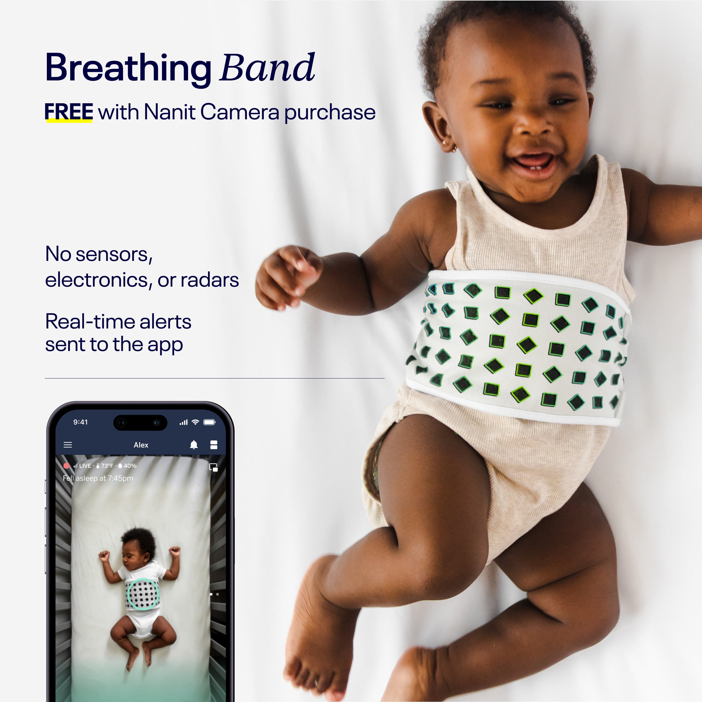 Nanit Pro Smart Baby Monitor with HD Camera & Floor Stand
