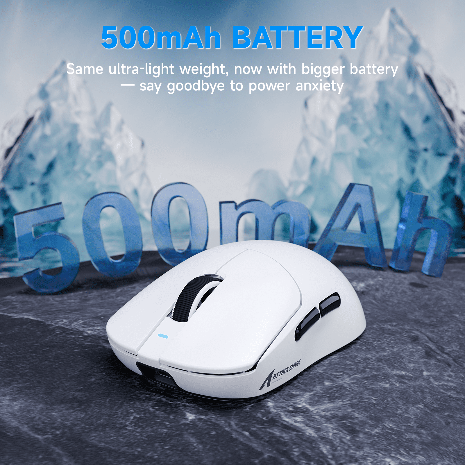 ATTACK SHARK X8PLUS Tri-mode Wireless Gaming Mouse With C06 ULTRA Cable