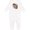 AA-White, variant on I'm a New Cowboy in Town Baby Romper Coveralls