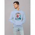 thumbnail image 2 of ICEE Surfing Wave Vibes - Cool Graphic Design Men's Hoodie, 2 of 4
