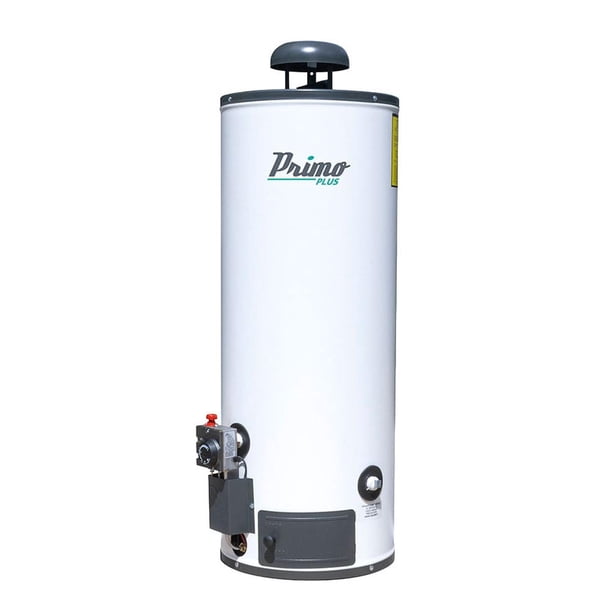 Calentador de Depósito Primo Plus, IUSA, Piezoeléctrico, 60 L., Gas Natural blanco