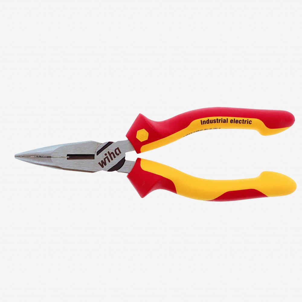 Wiha 32928 Insulated 6.3" Bent Nose Pliers with Cutters