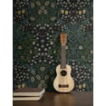 thumbnail image 5 of NextWall Victorian Garden Floral Peel and Stick Wallpaper (Midnight Blue & Evergreen), 5 of 17