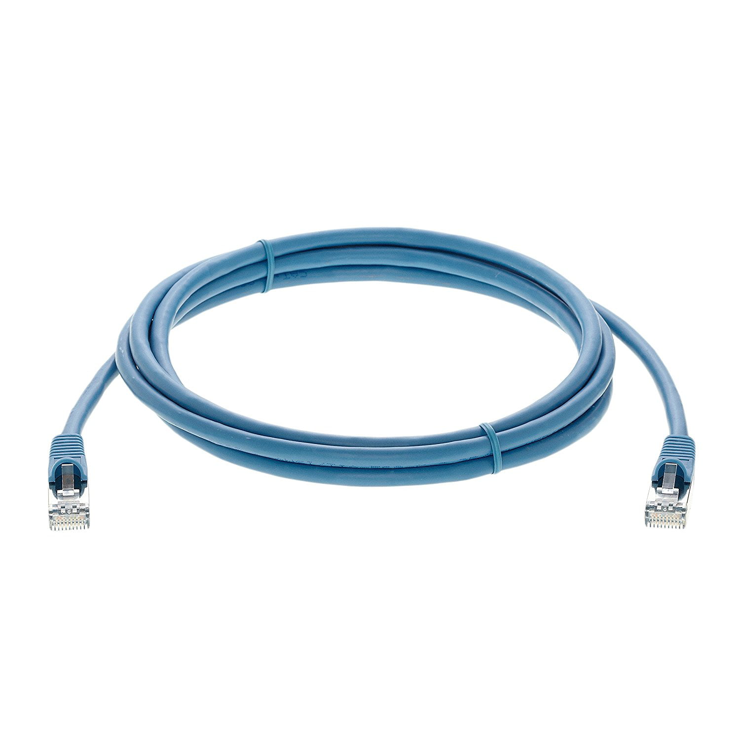 Ethernet Cable CAT6A Cable Shielded 550MHZ InstallerParts 5 Pack 10Gigabit/Sec Network/High Speed Internet Cable Blue Booted 2 FT Professional Series SSTP 