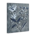 thumbnail image 3 of Stupell Industries Navy Blue Flowers Canvas Wall Art design by June Erica Vess, 40 x 30, 3 of 7