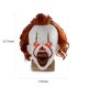 thumbnail image 2 of Máscara de Pennywise con LED y peluca luminosa para Halloween, terror y cosplay. Hecha de látex y fibra de pelo de alta calidad, ligera y cómoda. Ideal para fiestas de disfraces, carnavales y, 2 of 6