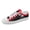 FN027-25023255-11W, variant on Men's Gothic Punk Shoes | Skull Rose Graphic Art Red Drip Design Fashion Trend Casual Low-Top Sneakers | Comfortable Daily Outdoor Travel, Fabric Upper & insole, Laceup Canvas Shoes