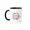 Black/White, variant on 3drose, Floral Blessed Amma Pretty Pink Flowers - Mom in Other Languages, 11oz Magic Transforming Mug