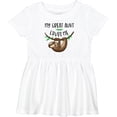 thumbnail image 3 of Inktastic My Great Aunt Loves Me Cute Sloth and Baby Girls Baby Dress, 3 of 5