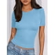 thumbnail image 3 of Remera PRETTYGARDEN 2025 Verano Celeste Ajustada M, 3 of 6