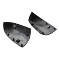thumbnail image 2 of Yeacher Carbon Pattern Door Wing Mirror Cover Replacement for Ford Focus 05-07 No Turn Signal, 2 of 8