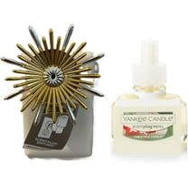 Yankee Candle Silver & Gold Starburst ScentPlug Diffuser Base with a Christmas Cookie Home Fragrance Electric Refill