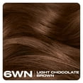 thumbnail image 2 of Clairol Nice'n Easy10 Permanent Hair Color Cream, 6WN Light Chocolate Brown, Hair Dye, 1 Application, 2 of 7