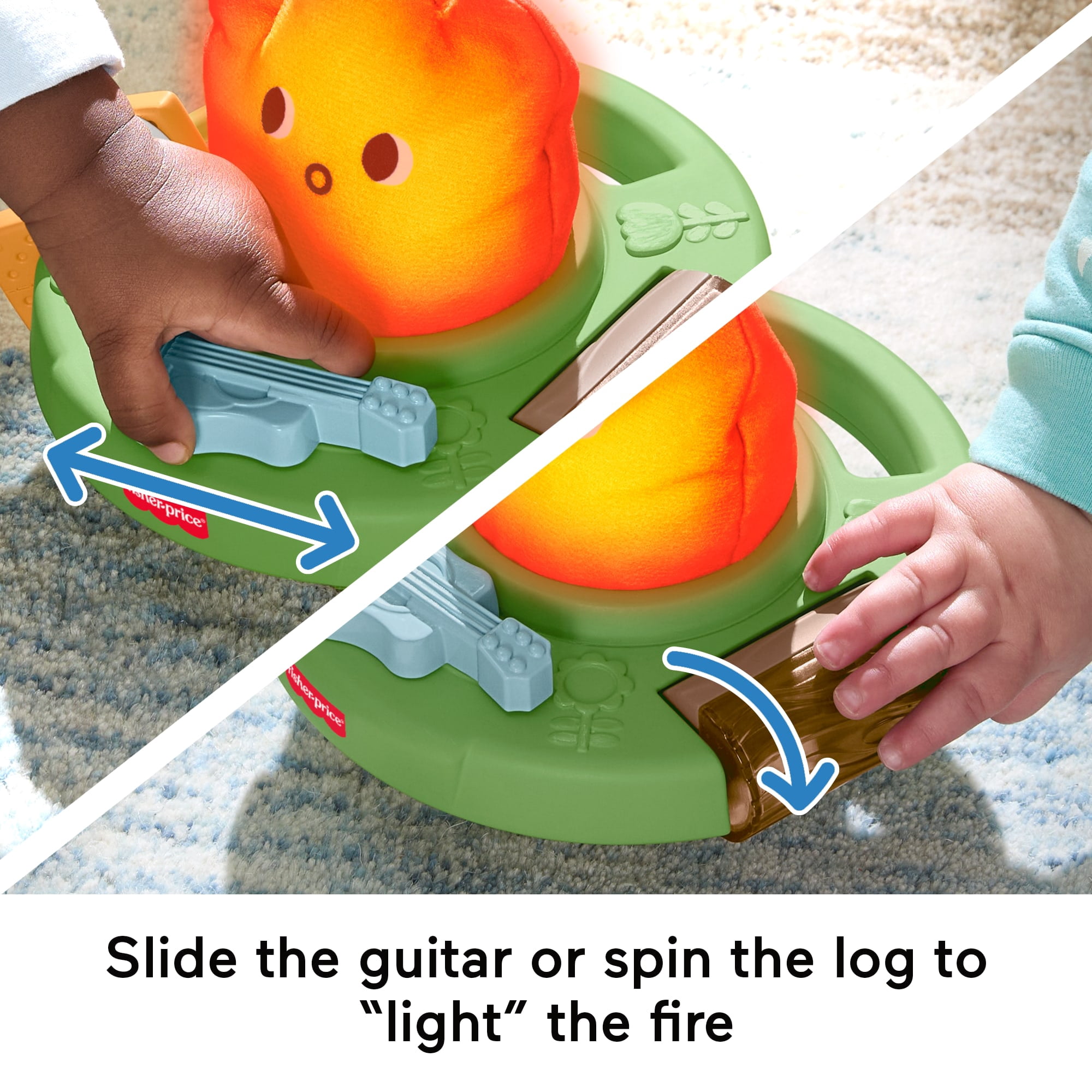 Fisher-Price Friendship Forest Light-Up Campfire, Baby Sensory Activity Toy for Developmental Play