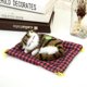 thumbnail image 2 of Adorno de coche ABS gatos de peluche decoración simulación gato durmiente juguete automotriz salpicadero decoración adornos lindos accesorios para automóviles oso de fresa Juguete, 2 of 6