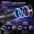 thumbnail image 2 of Telescope for Kids and Adults NACATIN 70mm Portable Refractor Telescopes for Astronomy Beginners, 2 of 11
