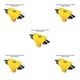 thumbnail image 2 of Sidaley 1 par de juegos de teléfono móvil Trigger Juegos de apuntar Disparar Gamepad Joysticks antideslizantes Controladores Amarillo 5piezas, 2 of 6