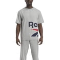 thumbnail image 3 of Playera Reebok Hombre Caballero Casual Gris Side Vector Ss gris S, 3 of 8