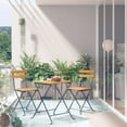 thumbnail image 1 of vidaXL 3 Piece Folding Bistro Set Solid Acacia Wood, 1 of 5