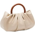 thumbnail image 2 of Women's Ruched Small Handbag Clutch Purse Dumpling Pouch Bag, 2 of 5