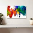 thumbnail image 2 of Elephant Stock Abstract Paint Splash Wall Art - Horizontal Canvas Wall Art - Living Room Wall Decor - Abstract Canvas - Brown And Green Decor - 12" x 8", 2 of 8
