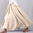 thumbnail image 2 of Women's Flowy Midi Skirt For Daily Wear And Party Versatile Styling Comfortable A Line Skirt With Elegant Design For All Seasons Bathing Suit Skirt Cover up Tennis Skirt Ballet Skirt for Girls 4-6, 2 of 7