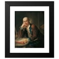 thumbnail image 2 of August Friedrich Oelenhainz 12x14 Black Modern Framed Museum Art Print Titled - Johann Nepomuk Reichsritter Von Humbourg (1770), 2 of 5