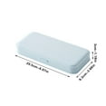 thumbnail image 4 of Boovnll Plastic Pencil Box, Multifunctional Pencil Case, Plastic Frosted Pencil Stationery Storage Box Pencil Case Student Stationery Box for Pencil Pen, Pencil Case, Pencil Box, Pencil Pouch, 4 of 4