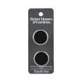 thumbnail image 2 of (2 pack) Better Homes & Gardens 2 Pack Matte Black & Satin Nickel Cabinet Knobs, 2 of 9