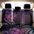 thumbnail image 2 of Sea Turtle Back Car Seat Cover Pink Hibiscus Flowers and Kakau Pattern, 2 of 3