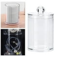 thumbnail image 4 of Cotton Pad Box, Acrylic Transparent Swabs Box, Durable Earrings Cosmetics For Swabs Cotton Pads, 4 of 8