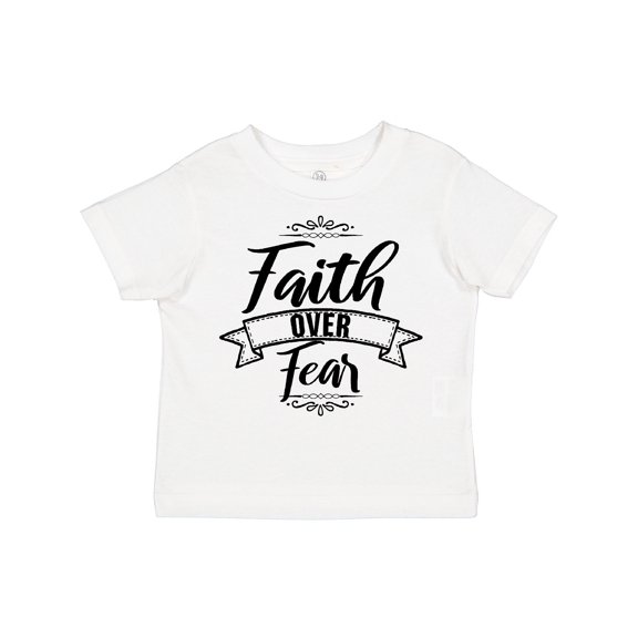 Inktastic Cancer Awareness Faith over Fear Boys or Girls Toddler T-Shirt