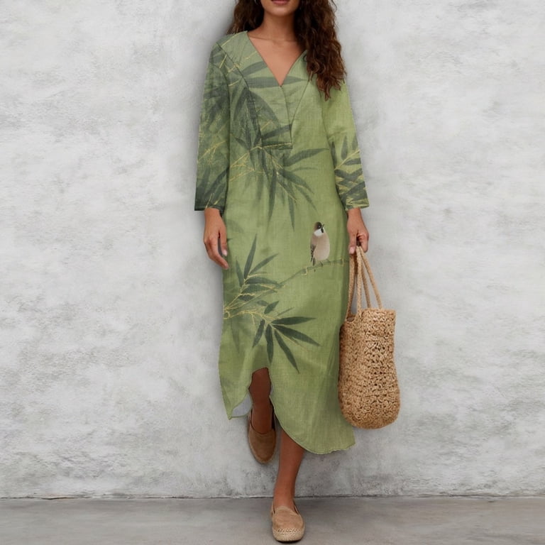 oriental midi dress Jade Tiered Midi Shirt Dress - Oriental Bloom